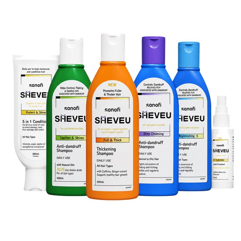 澳洲赛逸sheveu洗发水二硫化硒去屑止痒二氧化硫控油无硅油正品