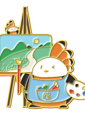海洛迪徽章金属胸章原创软珐琅