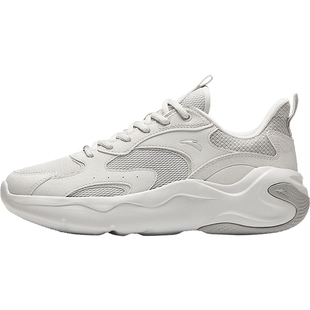 安踏休闲鞋男鞋运动鞋冬季新款潮流休闲舒适老爹鞋透气轻便跑步鞋