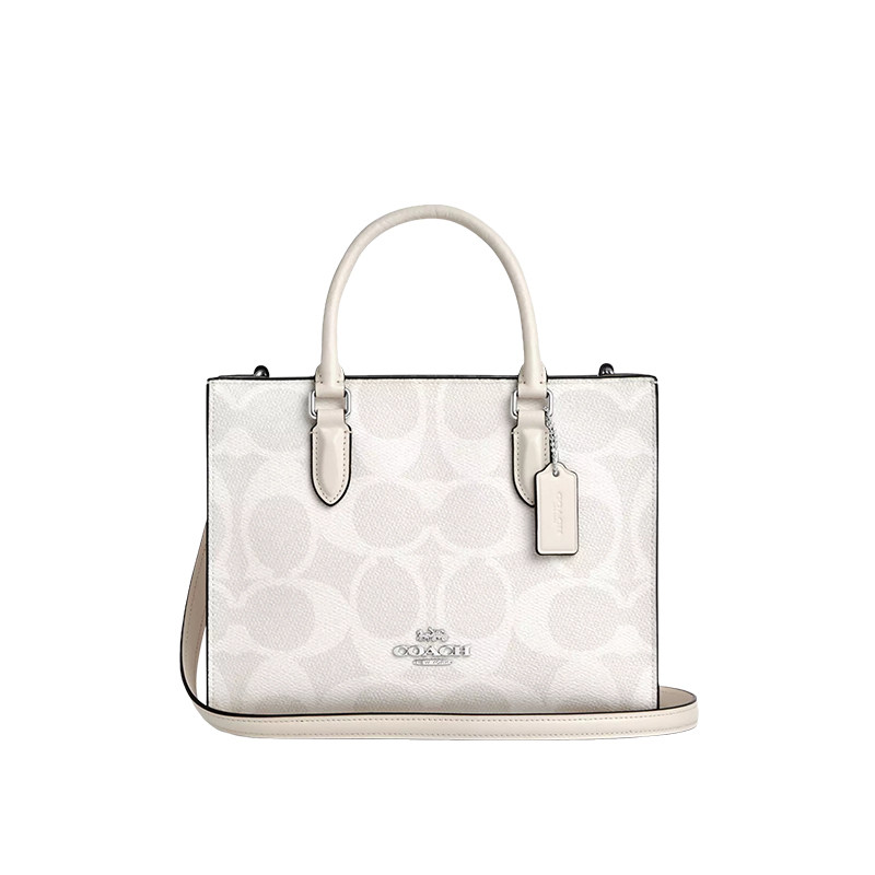 COACH蔻驰中号小方托特包斜挎包