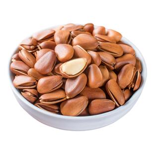 2025新货开口东北松子500g散装称斤坚果手剥特大级红松籽干果零食