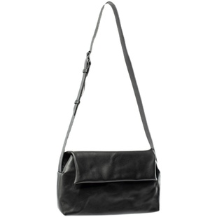 头层牛皮单肩包PUBLICCAT公务猫设计师欧美休闲真皮男士斜挎包