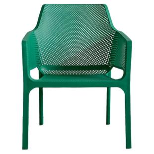 简约家用家用户外塑料椅子客厅茶几长几靠背沙发休闲椅餐厅餐桌椅