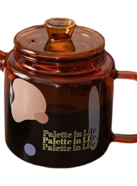 海底拾贝茶壶茶杯原创印花烧水壶