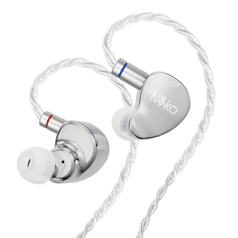 CVJ 新品NEKO青春版单镭射雕刻设计入耳式单动圈有线HiFi耳机
