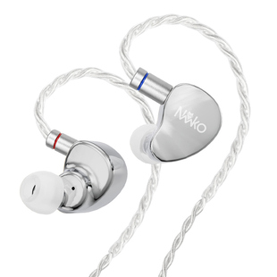 CVJ 新品NEKO青春版单镭射雕刻设计入耳式单动圈有线HiFi耳机