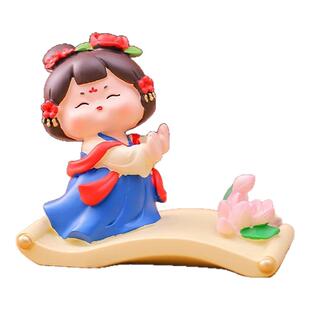 西安文创纪念品唐仕女手机支架摆件大唐不夜城特产陕西特色伴手礼