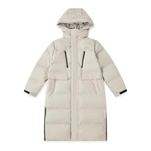 乔丹儿童梭织羽绒服大童2025冬季长款户外防风保暖男童运动外套