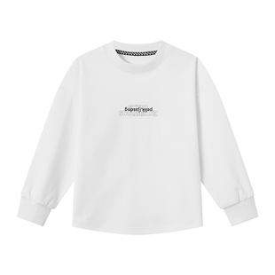 多多家男童卫衣纯棉2026春装新款春秋儿童洋气印花打底男孩上衣潮