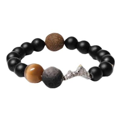 BYROOTS/抱树日夕原创藏香珠手链黑玛瑙水晶手链女生日本命年礼物