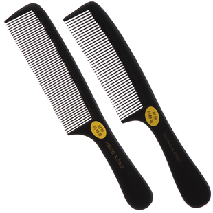 嘉美梳子塑料黑色密齿梳中齿梳尖尾梳儿童密齿梳顺发梳防静电包邮