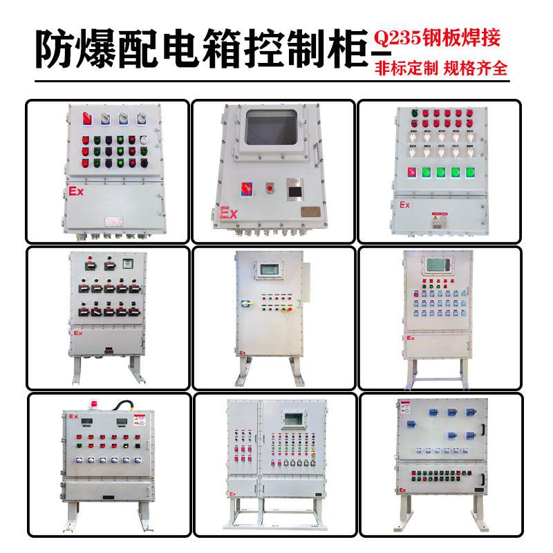 防爆配电箱碳钢焊接照明动力电源检修插座箱触摸屏变频控制电气柜