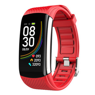 智能运动C8手环游泳防水心率体温监测多种运动模拟来电短讯息推送