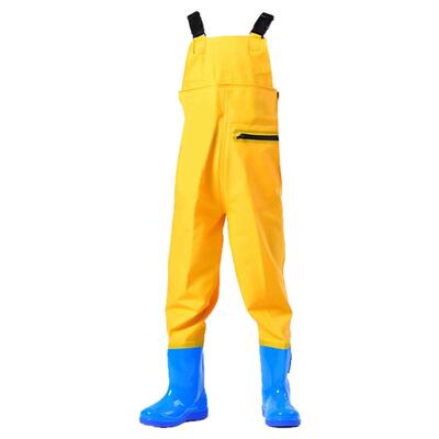 儿童赶海连体玩水衣服全身防水裤