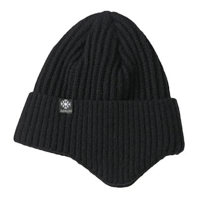 中老年人帽子男冬季护耳针织毛线