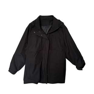 防水软壳冲锋衣大码外套女速干大码胖mm宽松户外防风徒步登山夹克