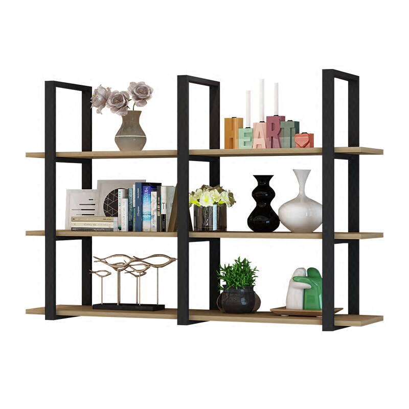 铁艺墙面上壁挂置物架酒吧台悬挂书架货架餐厅吊顶花架吊架收纳架