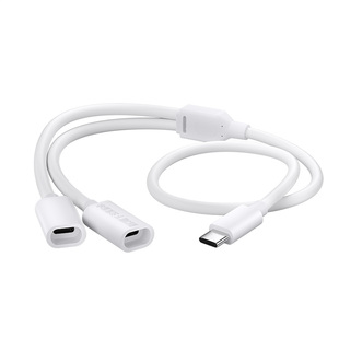 沃迪特Type-C一分二太阳能摄像头双板专用监控连接线公对母充电器