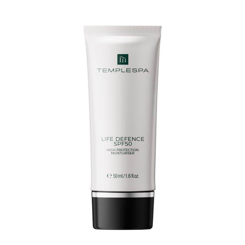 TEMPLE SPA璮珀诗香颂净护SPF50高效防晒小白管保湿霜通勤贴妆