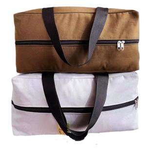 加厚帆布被子收纳袋纯棉衣服床垫棉被学生住校行李打包搬家袋子大