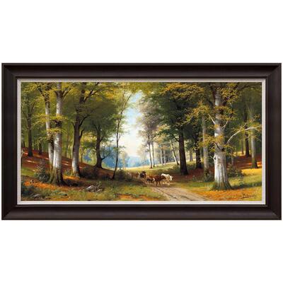 风色放牧归来美式客厅装饰画