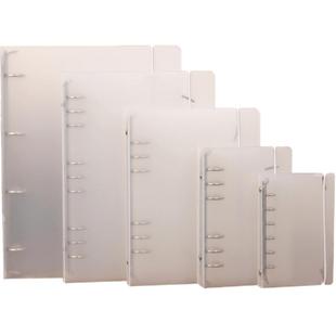 A4活页本可拆卸女大学生文具B5活页笔记本本子A5活页夹外壳A6A7大号加厚创意简约手帐本6孔9孔办公记事本定制