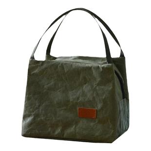 杜邦纸保温饭盒袋上班族防水防油饭盒包ins风饭包便当包手提袋子