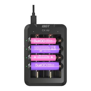 官方ISDT艾斯特 C4Air 4A极速快充独立六通道柱状电池智能充电器
