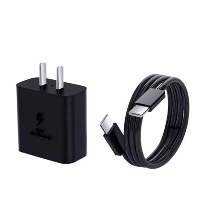 官方正品适用三星45w充电器原装线快充s23ultra/s22/fold4/fold3/zflip5手机插头Typec数据线25W套装超级快速