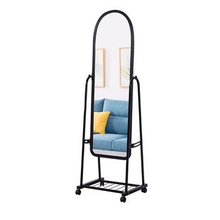 试衣镜移动落地壁挂仪容镜穿衣镜化妆镜浴室支架置地现代全身镜子