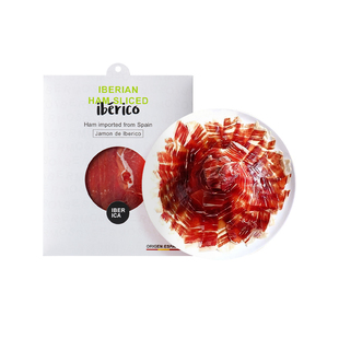 西班牙火腿 伊比利亚黑猪火腿片西班牙进口黑标整腿即食 官方正品