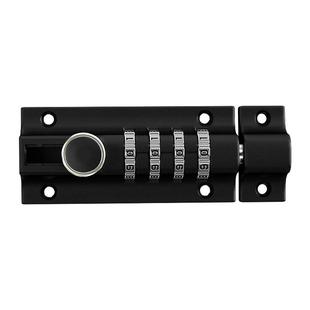 免打孔密码插销锁大门栓户外庭院锁门扣安全锁防盗密码栅栏门锁扣