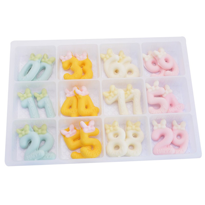 手工数字蛋糕装饰成品巧克力