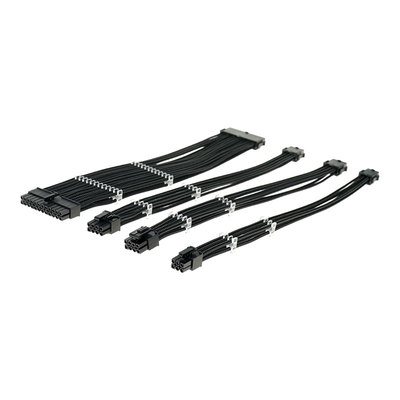 主板24Pin包网延长线cpu8p4p显卡8p6p硬盘sata供电线大4p加长线