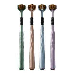 三面牙刷软毛成人家用包裹式清洁三头学生家庭装包裹式牙刷神器