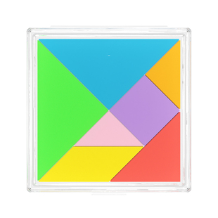 晨光磁力七巧板加厚款小学生专用一年级儿童拼图智力益智数学教具