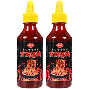 火鸡面酱料火鸡面的酱辣椒酱瓶装拌面酱拌饭酱下饭酱甜辣酱超辣