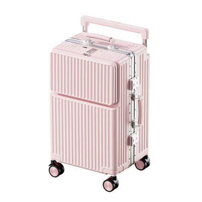 铝框行李箱女20寸可登机宽拉杆