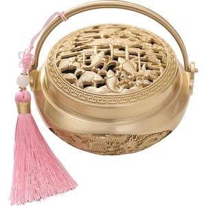 龙凤国风手炉纯铜炭火暖手炉烧碳家用室内中式婚庆用品怀炉盘香炉