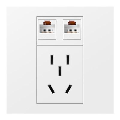 电脑插座带五孔千兆传输信号稳定
