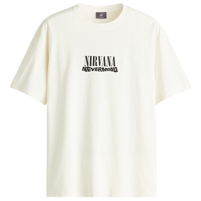 【Nirvana涅槃乐队】HM男装女装T恤印花圆领情侣打底衫1225609