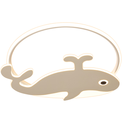 创意卡通鲸鱼儿童房吸顶灯