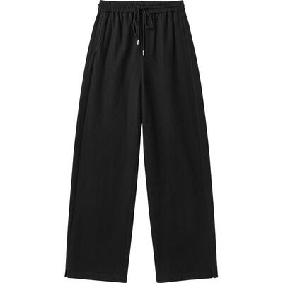 【羊毛】播 bo 商场同款24冬新休闲宽松显瘦阔腿裤BDR4KD2643
