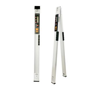 深达威铝合金2米靠尺高精度折叠水平尺电子测量垂直仪工程检测尺