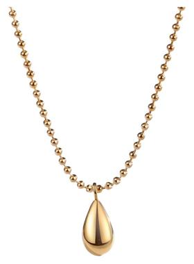 法式复古水滴项链小众高级感轻奢锁骨链气质时尚简约天然珍珠耳环