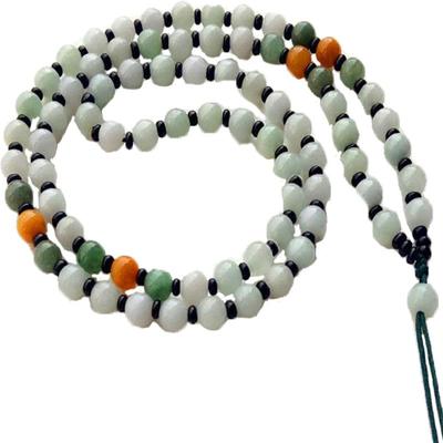 diy缅甸翡翠天然原石冰种a货散珠