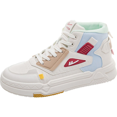 回力厚底运动高帮鞋小白鞋板鞋春