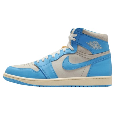 AJ1蓝白高帮复古耐磨篮球鞋