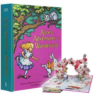 爱丽丝梦游仙境立体书 Alice s Adventures in Wonderland 爱丽丝漫游奇境记 pop up book 英文原版绘本 全英文版进口英语书籍
