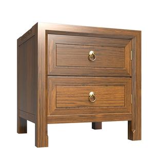 虎牌新中式实木隐形保险柜床头柜家用小型100斤办公55cm高隐藏式防盗指纹密码隐型看不出来保险柜箱CSP标准